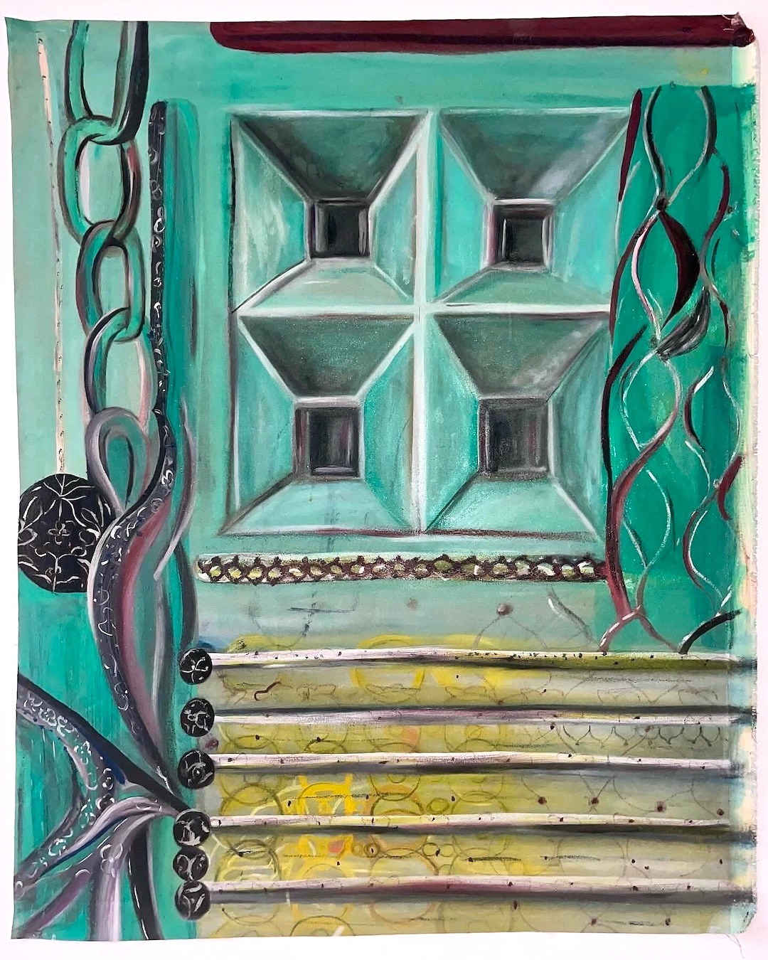 christmas, 2023 oil on canvas 102x82 cm - Cover image